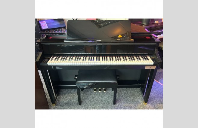 Casio GP500 Polished Ebony Digital Piano, Used - Complete Package (SN:938BDC589005497) - Image 1